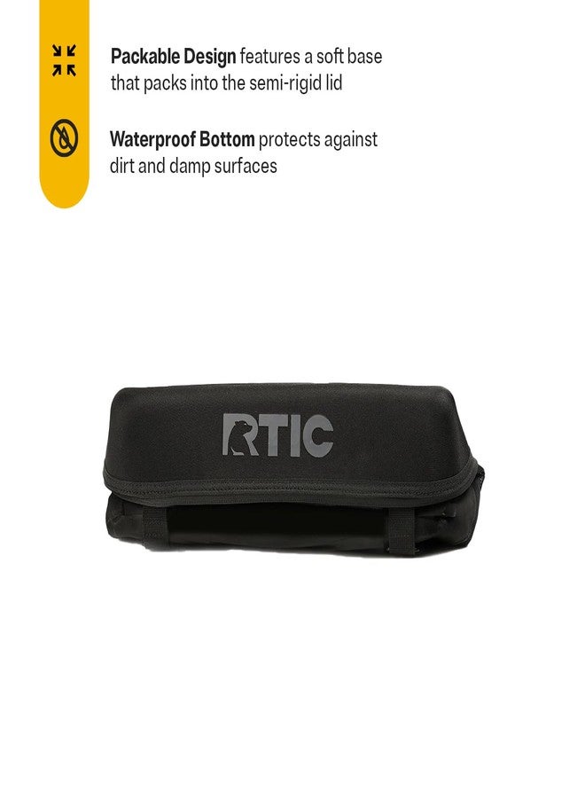 RTIC 15 Can Everyday Cooler, Soft Sided Portable Insulated Cooling for Lunch, Beach, Drink, Beverage, Travel, Camping, Picnic, for Men and Women, Black - Image 3